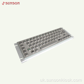 Промислова металева клавіатура з нержавіючої сталі